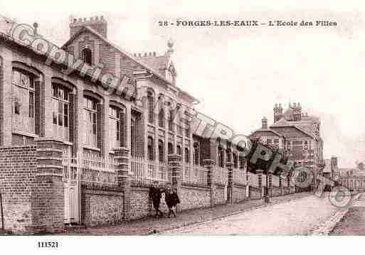 Ville de FORGESLESEAUX, carte postale ancienne