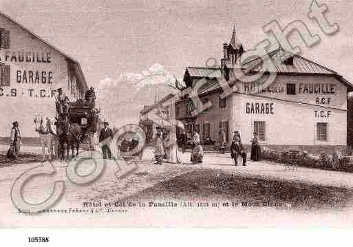 Ville de GEX, carte postale ancienne