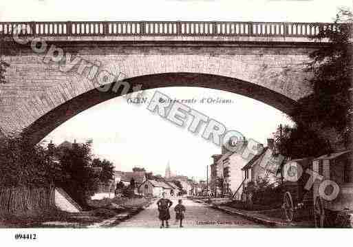 Ville de GIEN, carte postale ancienne