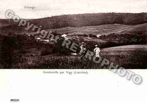 Ville de GONDREVILLE, carte postale ancienne