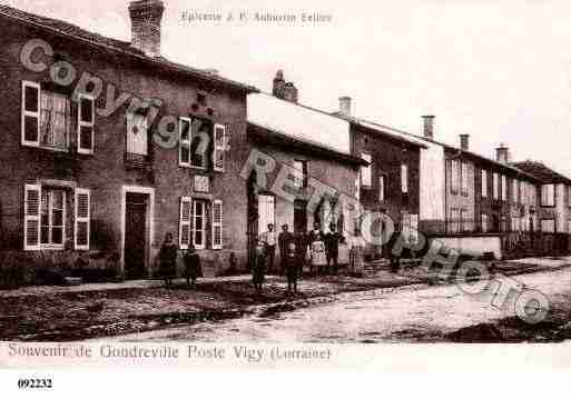 Ville de GONDREVILLE, carte postale ancienne