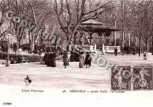 Ville de GRENOBLE, carte postale ancienne