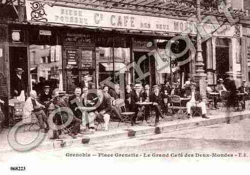 Ville de GRENOBLE, carte postale ancienne