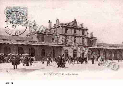 Ville de GRENOBLE, carte postale ancienne