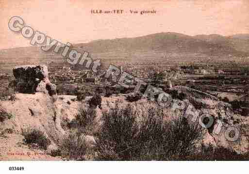 Ville de ILLESURTET, carte postale ancienne