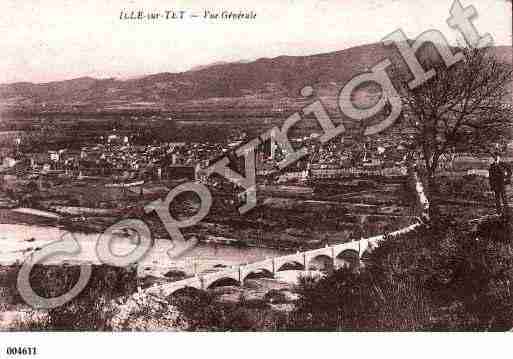 Ville de ILLESURTET, carte postale ancienne