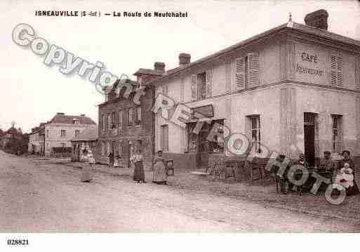 Ville de ISNEAUVILLE, carte postale ancienne