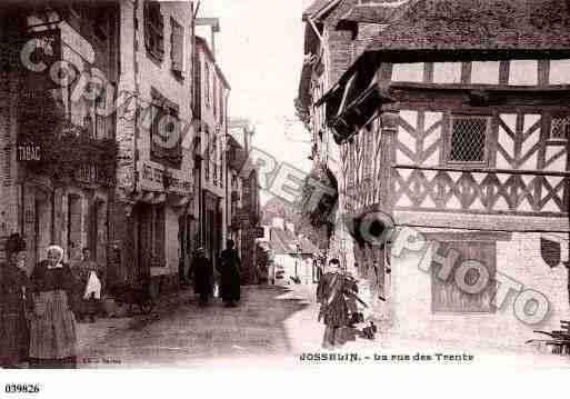 Ville de JOSSELIN, carte postale ancienne