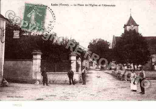 Ville de LAIN, carte postale ancienne