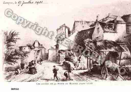 Ville de LANGRES, carte postale ancienne