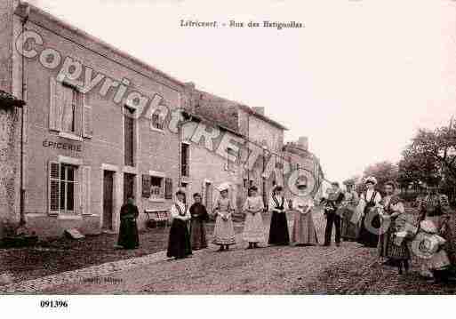 Ville de LETRICOURT, carte postale ancienne