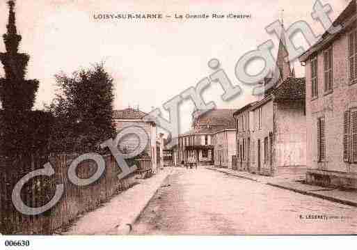 Ville de LOISYSURMARNE, carte postale ancienne