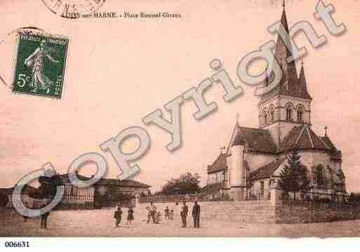 Ville de LOISYSURMARNE, carte postale ancienne