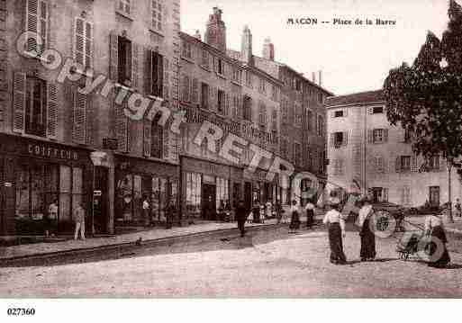 Ville de MACON, carte postale ancienne