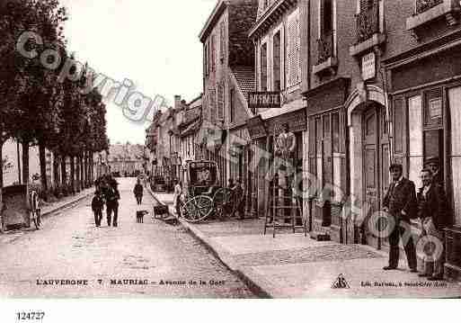 Ville de MAURIAC, carte postale ancienne