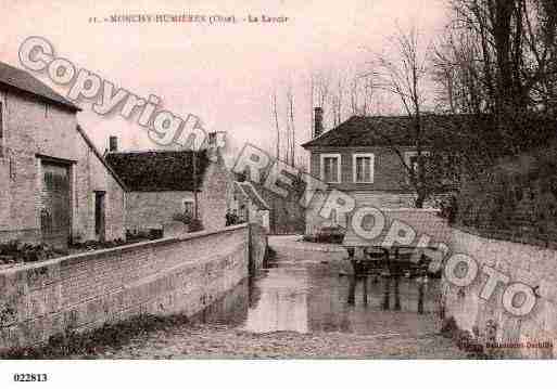 Ville de MONCHYHUMIERES, carte postale ancienne