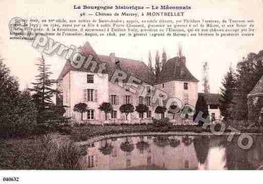 Ville de MONTBELLET, carte postale ancienne