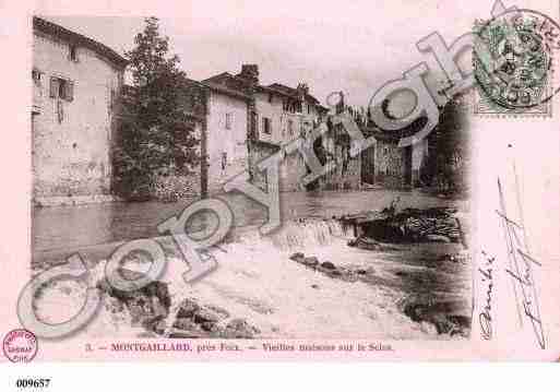 Ville de MONTGAILHARD, carte postale ancienne