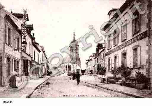 Ville de MONTIGNYLENCOUP, carte postale ancienne