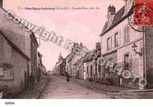 Ville de MONTIGNYLENCOUP, carte postale ancienne