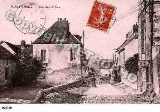 Ville de MONTMIRAIL, carte postale ancienne