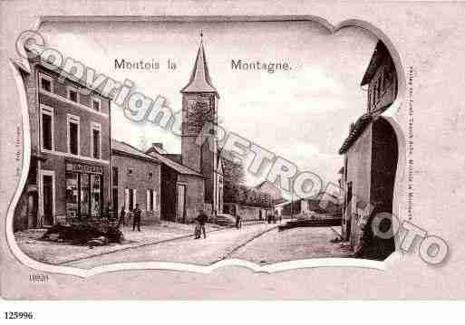 Ville de MONTOISLAMONTAGNE, carte postale ancienne