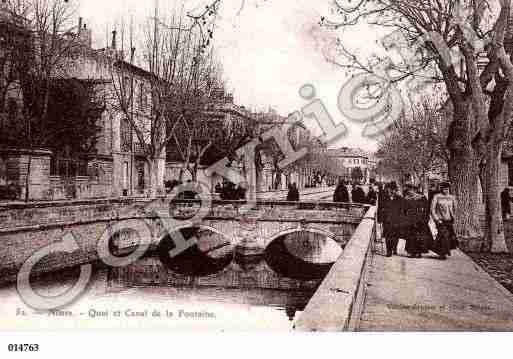 Ville de NIMES, carte postale ancienne