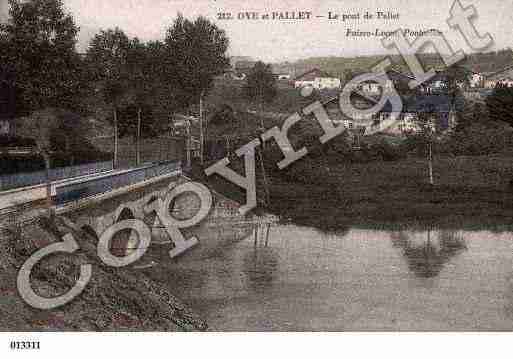 Ville de OYEETPALLET, carte postale ancienne