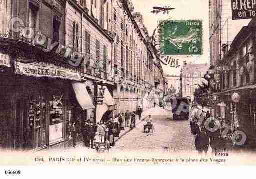 Ville de PARIS3, carte postale ancienne