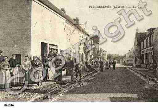 Ville de PIERRELEVEE, carte postale ancienne