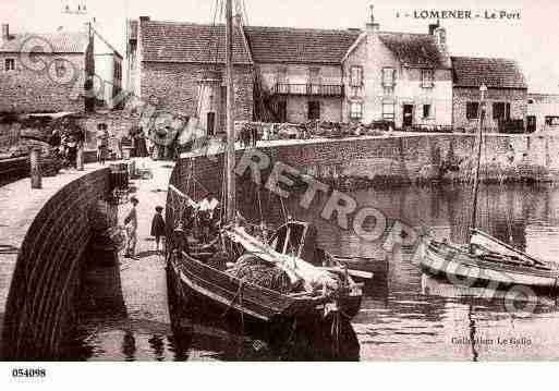 Ville de PLOEMEUR, carte postale ancienne