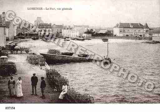 Ville de PLOEMEUR, carte postale ancienne