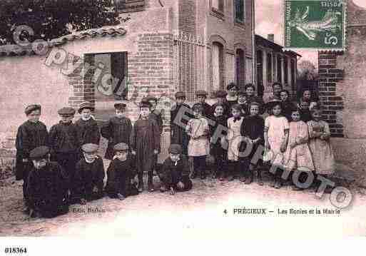 Ville de PRECIEUX, carte postale ancienne