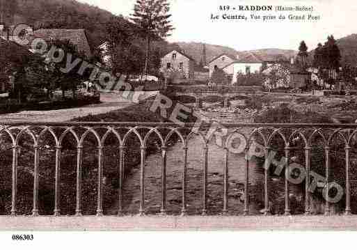 Ville de RADDONETCHAPENDU, carte postale ancienne