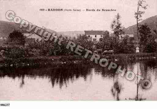 Ville de RADDONETCHAPENDU, carte postale ancienne