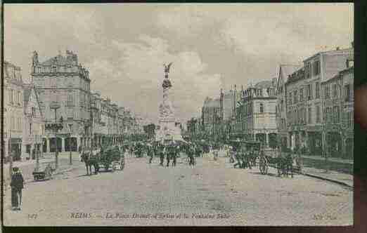 Ville de REIMS, carte postale ancienne