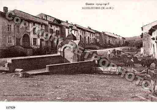 Ville de ROZELIEURES, carte postale ancienne