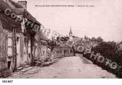 Ville de RUILLEENCHAMPAGNE, carte postale ancienne