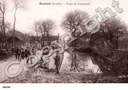 Ville de RUMONT, carte postale ancienne