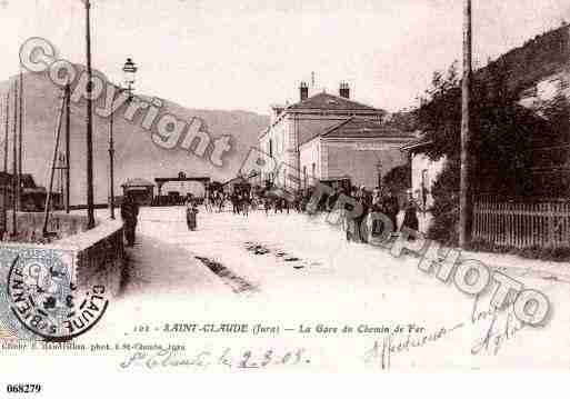 Ville de SAINTCLAUDE, carte postale ancienne