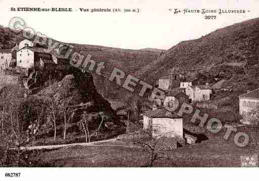 Ville de SAINTETIENNESURBLESLE, carte postale ancienne