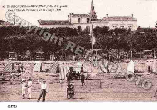 Ville de SAINTGEORGESDEDIDONNE, carte postale ancienne