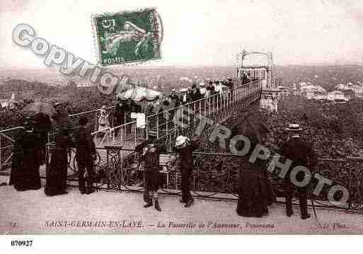 Ville de SAINTGERMAINENLAYE, carte postale ancienne