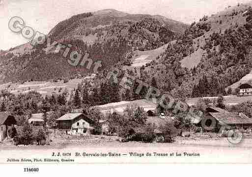 Ville de SAINTGERVAISLESBAINS, carte postale ancienne