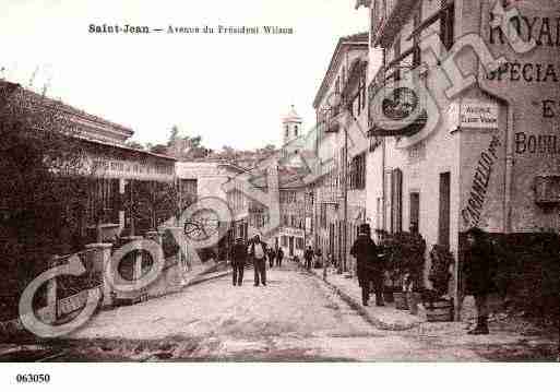 Ville de SAINTJEANCAPFERRAT, carte postale ancienne