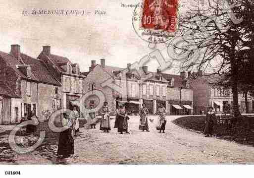 Ville de SAINTMENOUX, carte postale ancienne
