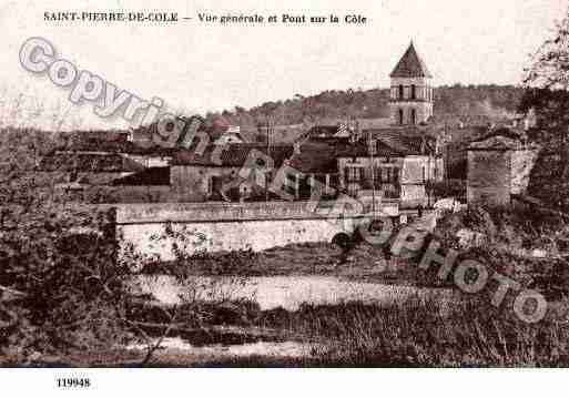 Ville de SAINTPIERREDECOLE, carte postale ancienne