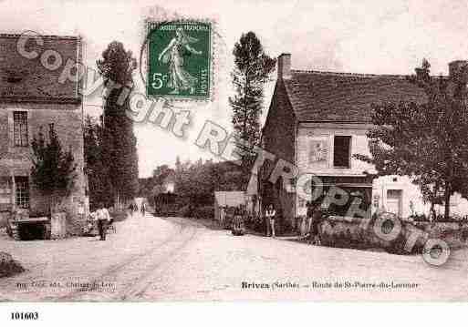 Ville de SAINTPIERREDULOROUER, carte postale ancienne