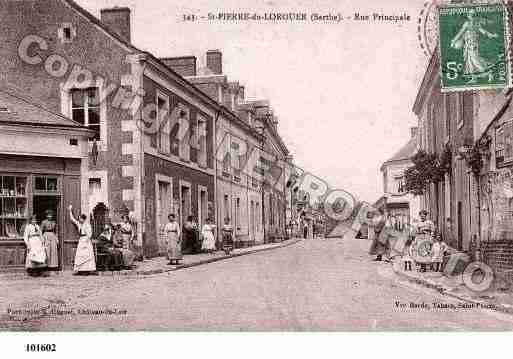 Ville de SAINTPIERREDULOROUER, carte postale ancienne