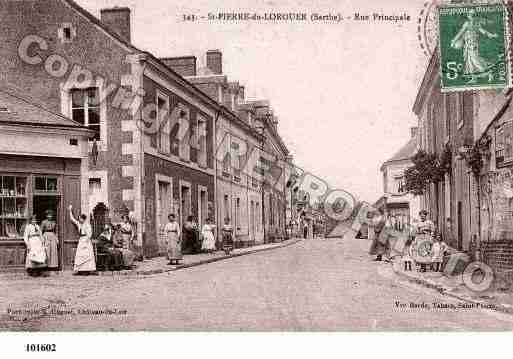 Ville de SAINTPIERREDULOROUER, carte postale ancienne Ville de SAINTPIERREDULOROUER, carte postale ancienne